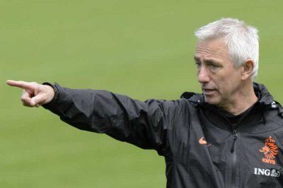Dutch national team soccer coach Bert van Marwijk 