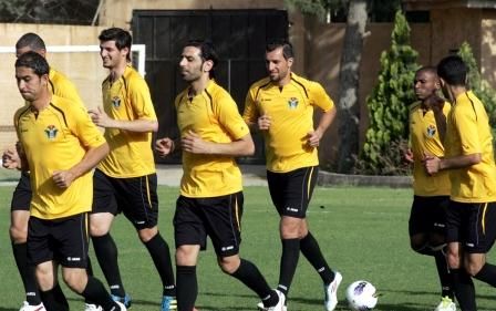جانب من تدريبات منتخب الأردن اليوم