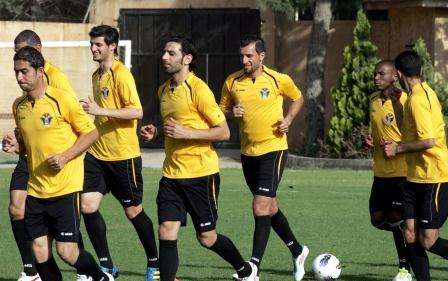 جانب من تدريبات منتخب الأردن اليوم