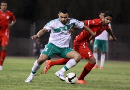 لقطة من المباراة       تصوير - زكي الشيخ
