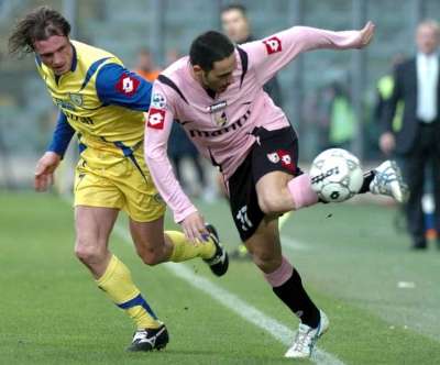 جانب من لقاء كييفو فيرونا و باليرمو