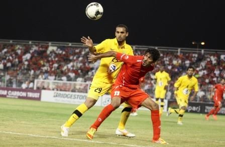 لقطة من المباراة       تصوير - زكي الشيخ