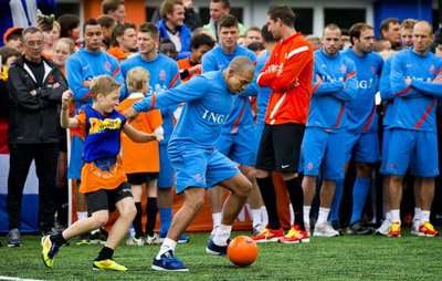 تدريب منتخب هولندا في بولندا