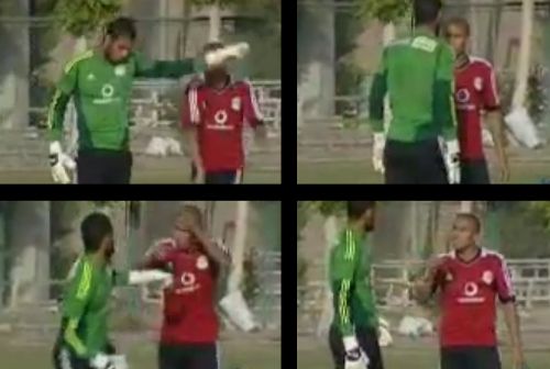 المشادة التي حدثت بين زيدان والشناوي 