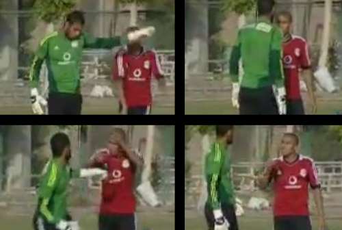 المشادة التي حدثت بين زيدان والشناوي 