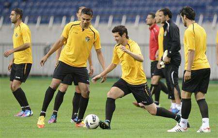 التدريبات الأخيرة للمنتخب الأردني على أرضية استاد سايتاما