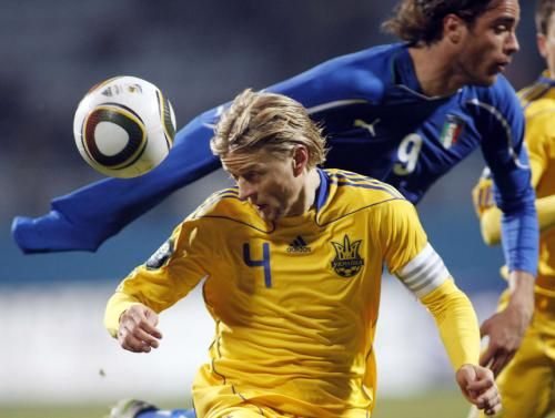 أناتولي تيموتشوك قائد المنتخب الأوكراني