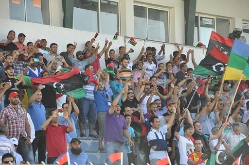 الجماهير الليبية تشجع ليبيا في صفاقس .. تصوير - ناصر المحجوب