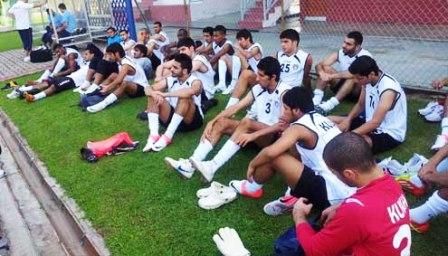 جانب من تدريبات ازرق 22 سنة