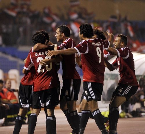 لاعبو المنتخب الاولمبي المصري