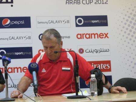 زيكو خلال المؤتمر الصحفي