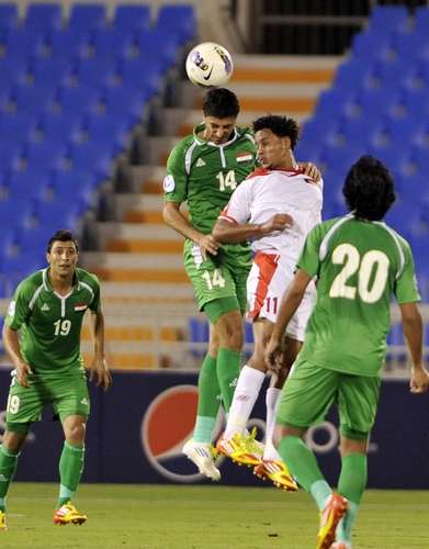 جانب من لقاء العراق والسودان