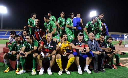 صورة جماعية للمنتخب العراقي 