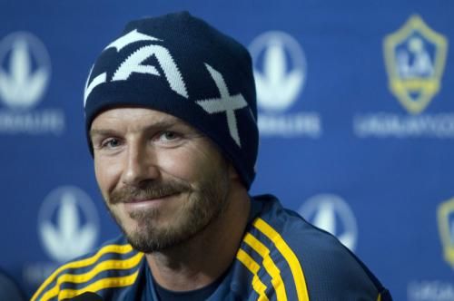  ديفيد بيكام لاعب وسط لوس انجليس جالاكسي 