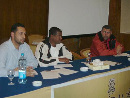 الجهاز الفني لشباب الاردن والصقر اليمني والحديث لرجال الاعلام وبعدســـة كوورة 