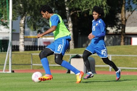 من تدريبات المنتخب الاماراتي