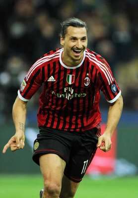 المهاجم السويدي زلاتان إبراهيموفيتش