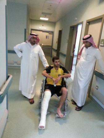 بهاء عبد الرحمن بعد الإصابة