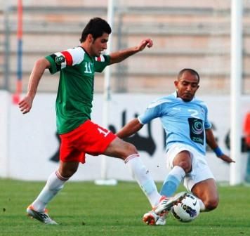 صورة من لقاء الفيصلي والوحدات في الدوري الأردني