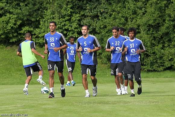 من تدريب الهلال في معسكره النمساوي