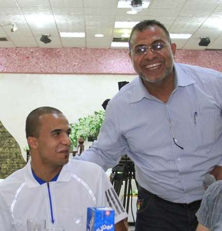 جهاد عطية مع البخيت بعد خروجه من السجن