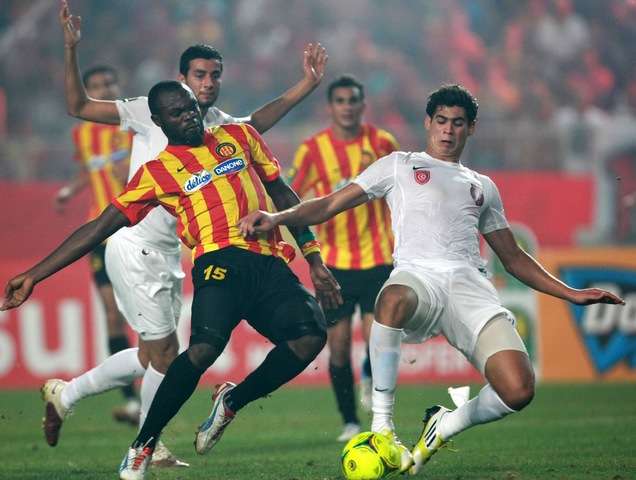 من لقاء الترجي الرياضي التونسي و النجم الرياضي الساحلي