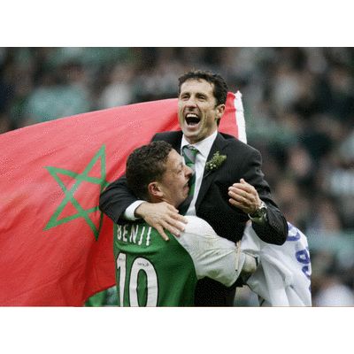 اللاعب المغربي الصاعد بن جلون مسجل هدفين من الأهداف الخمسة