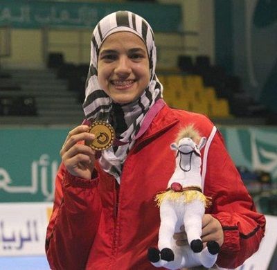 اللاعبة المصرية هداية وهبة