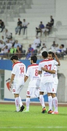 فرحة خالد عجب بالهدف الثاني للكويت