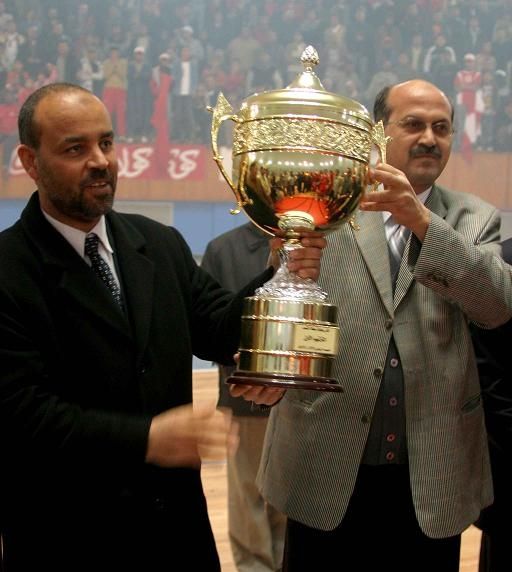 الكأس بين رئيس الأتحاد الفرعى بنغازى ورئيس الأتحاد العام المكلف 