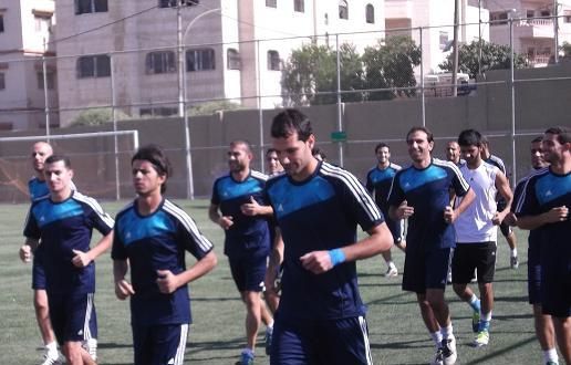 جانب من تدريبات الفيصلي اليوم