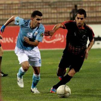 من لقاء الفيصلي وشباب الحسين