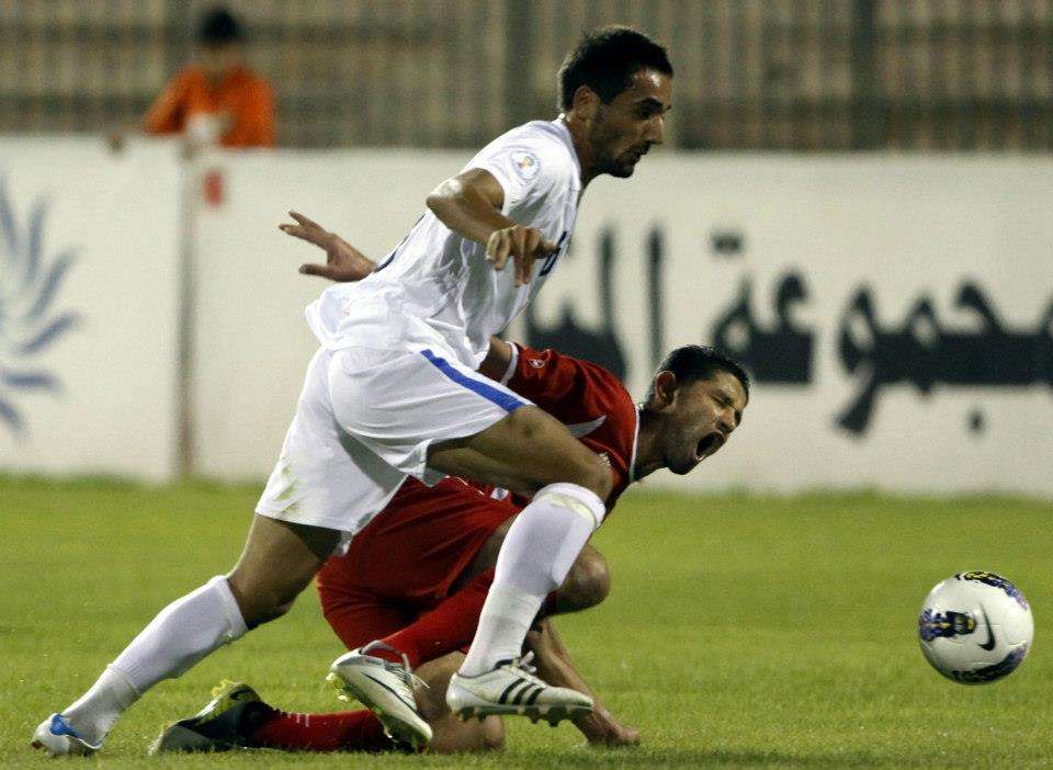 صورة من لقاء الأردن وأوزبكستان