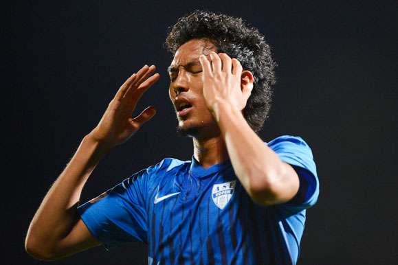 الياباني هيروشي ايبوسوكي في مباراة الأمس