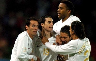 فرحه لاعبين منتخب البرتغالي