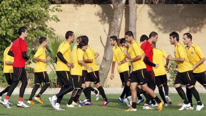 من تدريبات منتخب الأردن قبل مواجهة استراليا