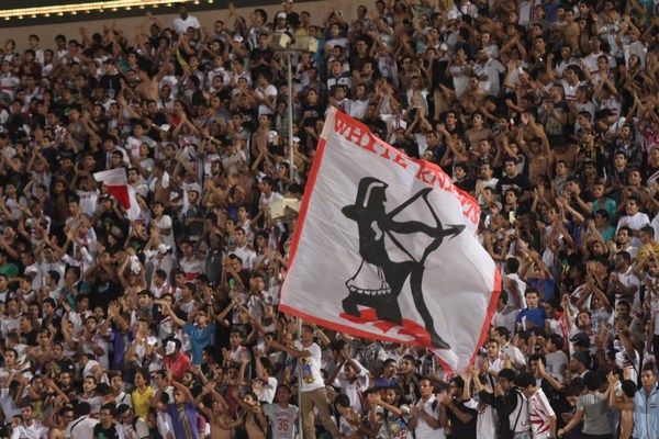 الجماهير أثناء المباراة