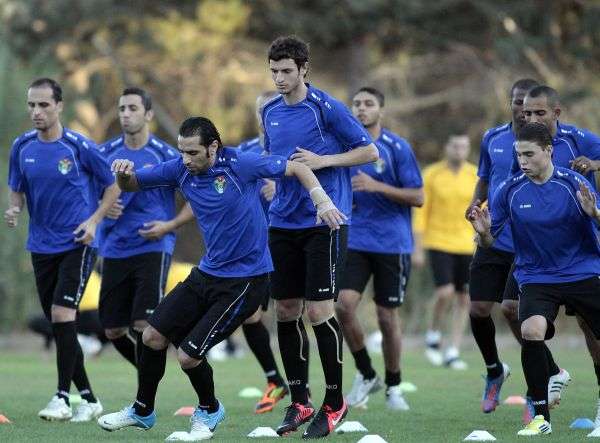 من تدريبات منتخب الأردن