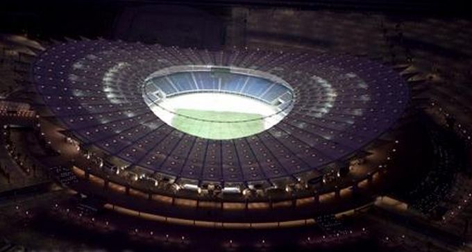 صورة من اعلى لاستاد جابر 