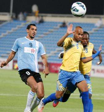 صورة من مباراة الوكرة والغرافة