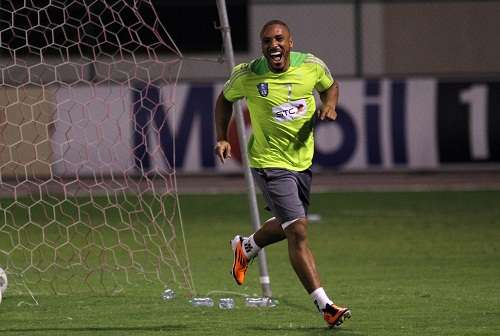 فيكتور أثناء التدريبات