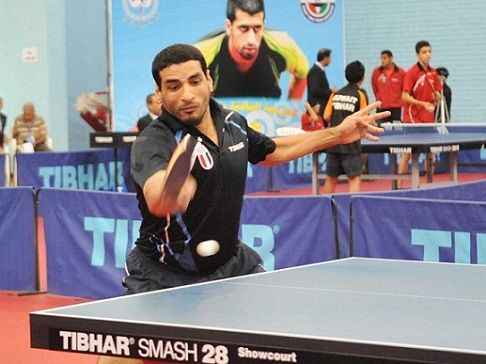 المصري لاشين يدافع عن لقب عربية الطاولة غدا 