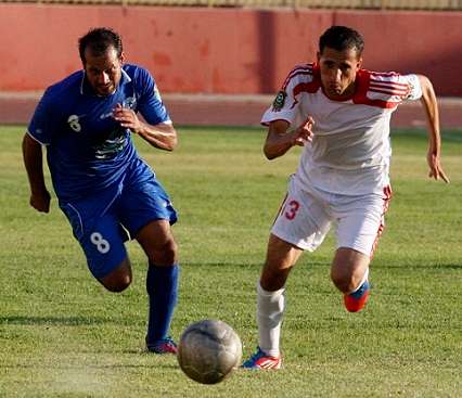 صورة من لقاء الرمثا وشباب الحسين اليوم