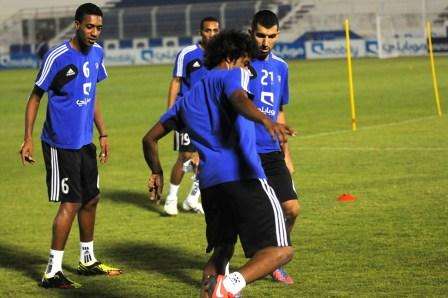 من تدريبات نادي الهلال السعودي