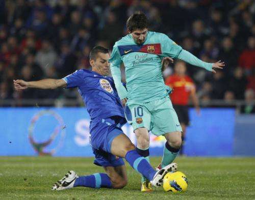 ليونيل ميسي قاد البارسا للإحكام على صدارة الليجا مبكراً