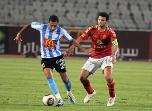 من مباريات الدوري المصري قبل توقفه الموسم الماضي
