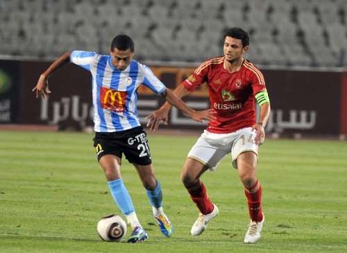 من مباريات الدوري المصري قبل توقفه الموسم الماضي