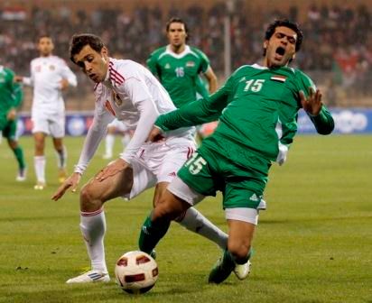 من إحدى لقاءات الأردن أمام العراق