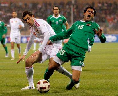 من إحدى لقاءات الأردن أمام العراق