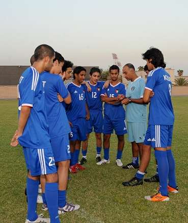 خالد احمد مع منتخب الناشئين